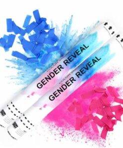 Gender Reveal Biodegradable Confetti and Smoke Cannon 45 cm