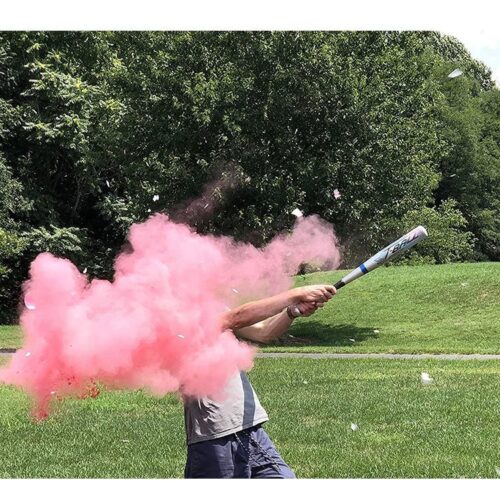 Gender Reveal Cricket/Baseball (Pink or Blue)