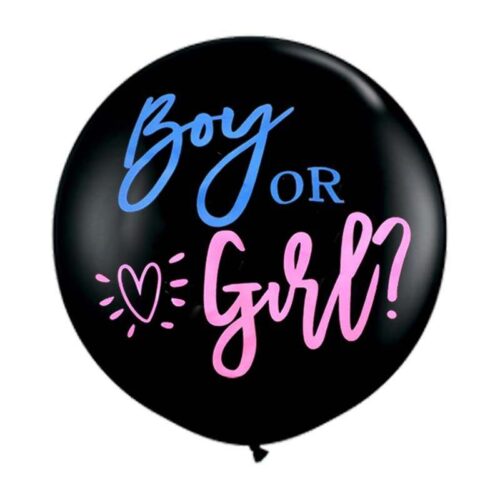 Gender Reveal Balloon Set with Boy or Girl Design