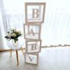 BABY Balloon Boxes Kit - Gender Reveal or Baby Shower Decoration with small balloons Baby Gender Surprise