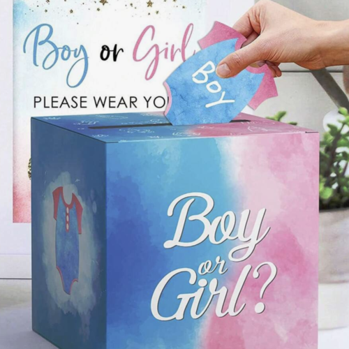 Gender Reveal Voting Box (40 pcs)